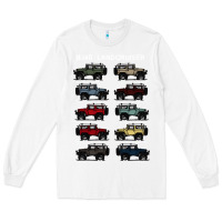 White BJ4 FJ40 Landcruiser all colors T-Shirt Birthday Gift Long Sleeve Tee - trangStudio