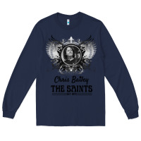 Navy Chris Bailey Long Sleeve Tee - FloraArt