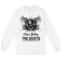 White Chris Bailey Long Sleeve Tee - FloraArt