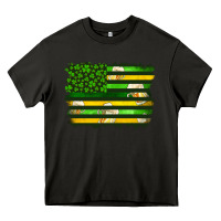 Asphalt st patrick's day american flag Heavy Core Tee - Artiststas