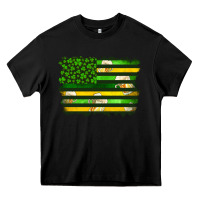 Black st patrick's day american flag Heavy Core Tee - Artiststas