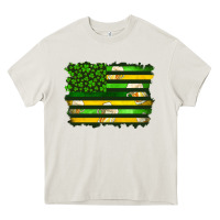 Cream st patrick's day american flag Heavy Core Tee - Artiststas