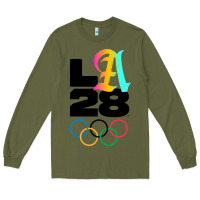 Army Green 2028 summer olympics Long Sleeve Tee - FloraArt