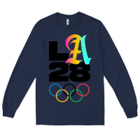 Navy 2028 summer olympics Long Sleeve Tee - FloraArt