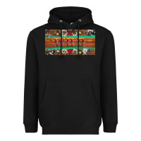 Black western wild and floral leopard  cowhide licanse plate Heavyweight Hoodie - Artiststas