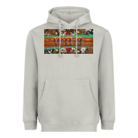 Moon Dust western wild and floral leopard  cowhide licanse plate Heavyweight Hoodie - Artiststas