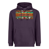 Plum western wild and floral leopard  cowhide licanse plate Heavyweight Hoodie - Artiststas