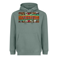 Sage western wild and floral leopard  cowhide licanse plate Heavyweight Hoodie - Artiststas