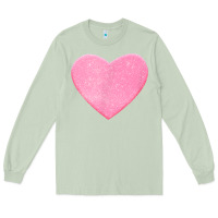 Matcha Valentines Pink Heart Long Sleeve Tee - FloraArt