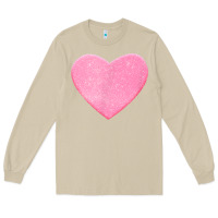 Mushroom Valentines Pink Heart Long Sleeve Tee - FloraArt