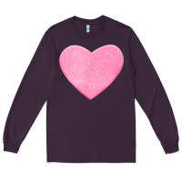 Plum Valentines Pink Heart Long Sleeve Tee - FloraArt