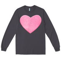 Smoke Valentines Pink Heart Long Sleeve Tee - FloraArt