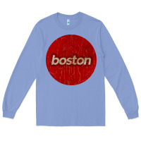 Colony Blue boston   simple red circle vintage Long Sleeve Tee - FloraArt