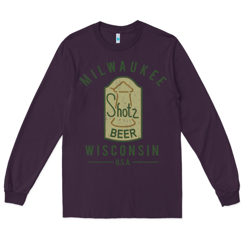 Shotz Beer Worn Long Sleeve Tee by FloraArt | Teevron