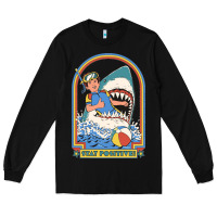 Black Stay Positive Classic Long Sleeve Tee - FloraArt