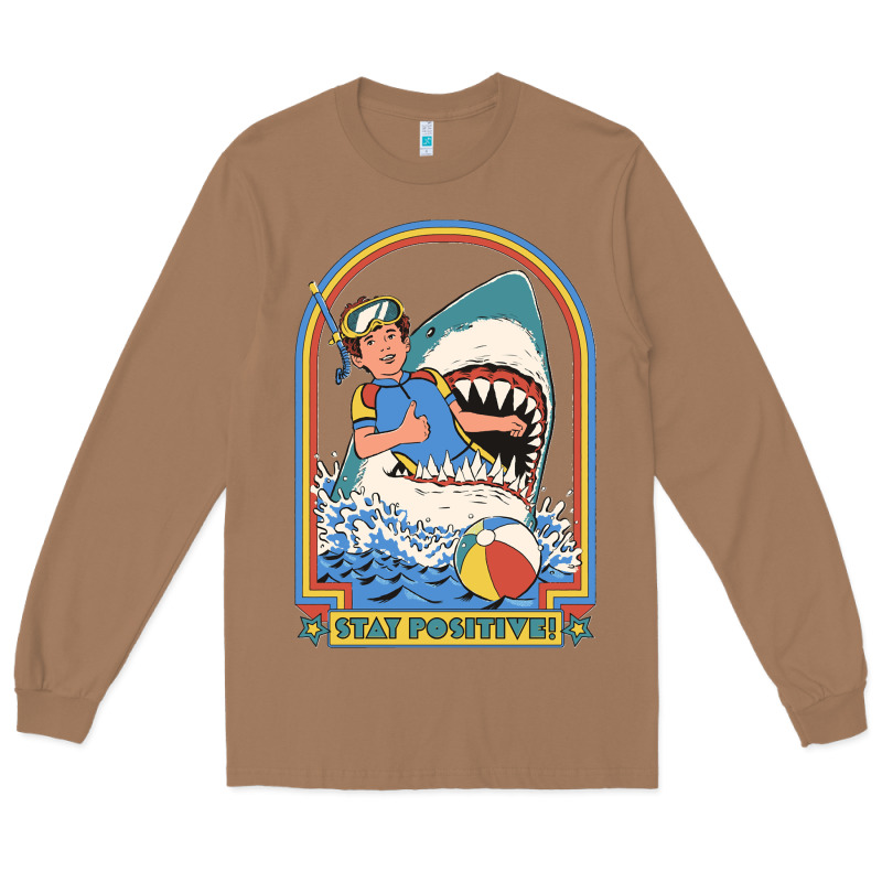 Stay Positive Classic Long Sleeve Tee by FloraArt | Teevron