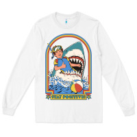 White Stay Positive Classic Long Sleeve Tee - FloraArt