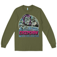 Army Green creepshow 1 Long Sleeve Tee - FloraArt