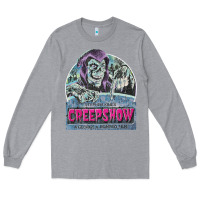 Heather Grey creepshow 1 Long Sleeve Tee - FloraArt