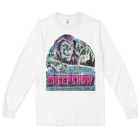 White creepshow 1 Long Sleeve Tee - FloraArt