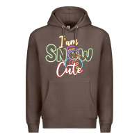Coffee l am snow cute Premium Hoodie - CowhideDigitalArt
