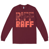 Burgundy riff raff, retro, punk, grunge. shabby style t shi Long Sleeve Tee - FloraArt