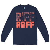 Navy riff raff, retro, punk, grunge. shabby style t shi Long Sleeve Tee - FloraArt