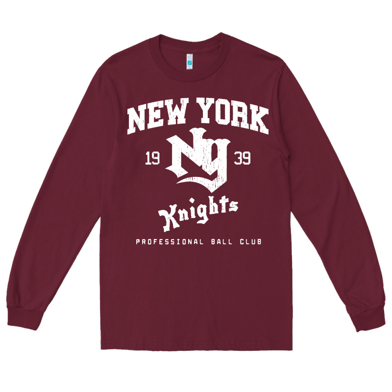 The Natural Ny New York Knights Baseball Long Sleeve Tee by FloraArt | Teevron