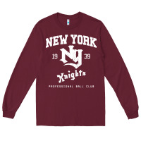 Burgundy the natural ny new york knights baseball Long Sleeve Tee - FloraArt