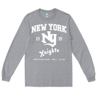 Heather Grey the natural ny new york knights baseball Long Sleeve Tee - FloraArt