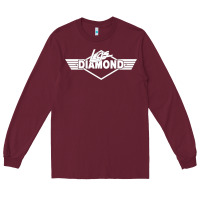 Burgundy legs diamond Long Sleeve Tee - FloraArt