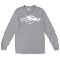 Heather Grey legs diamond Long Sleeve Tee - FloraArt