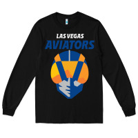 Black las vegas aviators Long Sleeve Tee - FloraArt