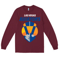 Burgundy las vegas aviators Long Sleeve Tee - FloraArt