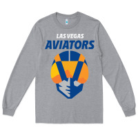Heather Grey las vegas aviators Long Sleeve Tee - FloraArt