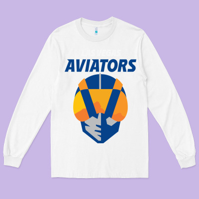 Las Vegas Aviators Long Sleeve Tee Designed By Floraart