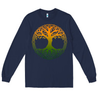 Navy tree of life merch Long Sleeve Tee - trangStudio