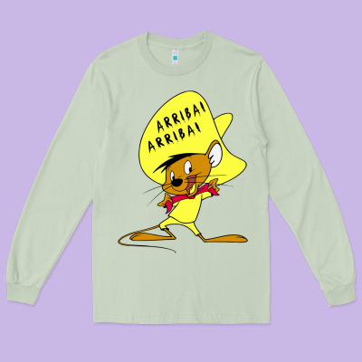 Speedy Gonzales Arriba Long Sleeve Tee Designed By Floraart