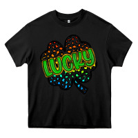 Black lucky st patrick s day Heavy Core Tee - Artiststas