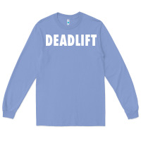 Colony Blue deadlift Long Sleeve Tee - FloraArt