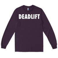 Plum deadlift Long Sleeve Tee - FloraArt