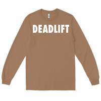 Toasted Coconut deadlift Long Sleeve Tee - FloraArt