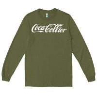 Army Green Coca Collier Long Sleeve Tee - FloraArt