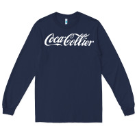 Navy Coca Collier Long Sleeve Tee - FloraArt