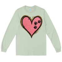 Matcha Pink Glitter Heart Long Sleeve Tee - Jasminsmagicworld