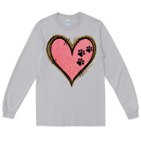 Moon Dust Pink Glitter Heart Long Sleeve Tee - Jasminsmagicworld