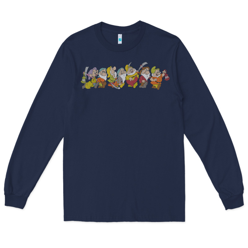 Snow White And The Seven Dwarfs Marching In Line Long Sleeve Tee by FloraArt | Teevron
