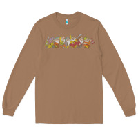 Toasted Coconut Snow White And The Seven Dwarfs Marching In Line Long Sleeve Tee - FloraArt