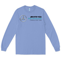 Colony Blue formula one team Long Sleeve Tee - FloraArt