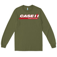Army Green case-ih Long Sleeve Tee - FloraArt